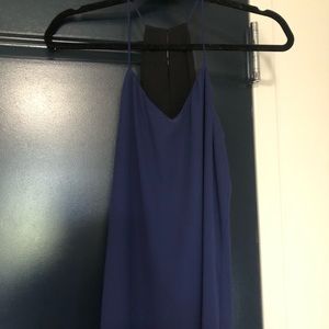 Reversible Navy and Black Tank Top